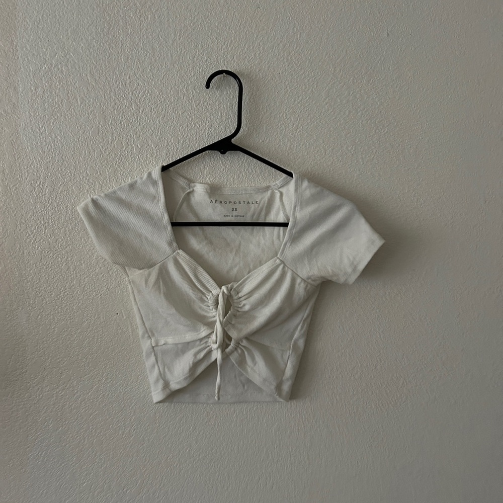 White Aeropostale extra small top
